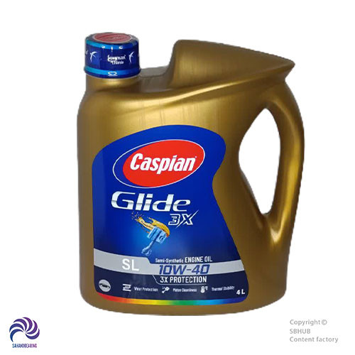قیمت و خرید روغن موتور کاسپین 10W-40 SL حجم 4 لیتر