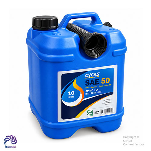 قیمت و خرید روغن موتور سیکاس مدل SAE 50 API SC / CC حجم 10 لیتر